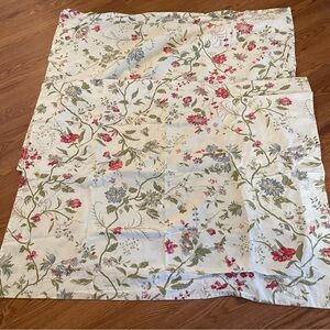 Pottery Barn Pillow Shams Pair Standard Botanica